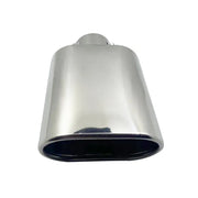 Universal Square Stainless Steel Exhaust Tip, 2.25-Inch