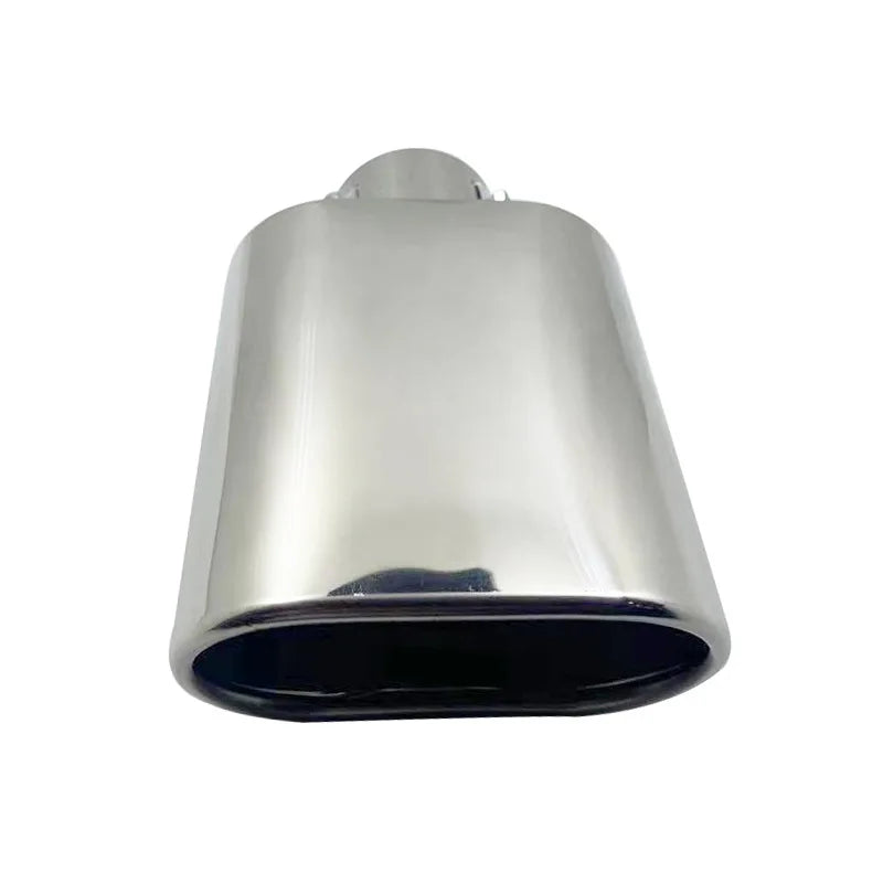 Universal Square Car Exhaust Muffler Tips Adjustable Inlet for 1.5 To 2.25 Inch Exhaust Pipes Outlet Stainless Steel Tailpipe