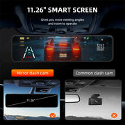 4K Dual Mirror Dash Cam