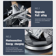 Solar-Powered Rotating Fighter-propeller Car Aroma Diffuser