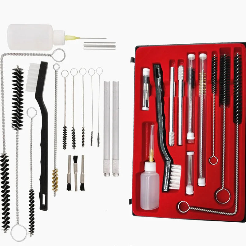 26-Piece Airbrush and Spray Gun Cleaning Kit