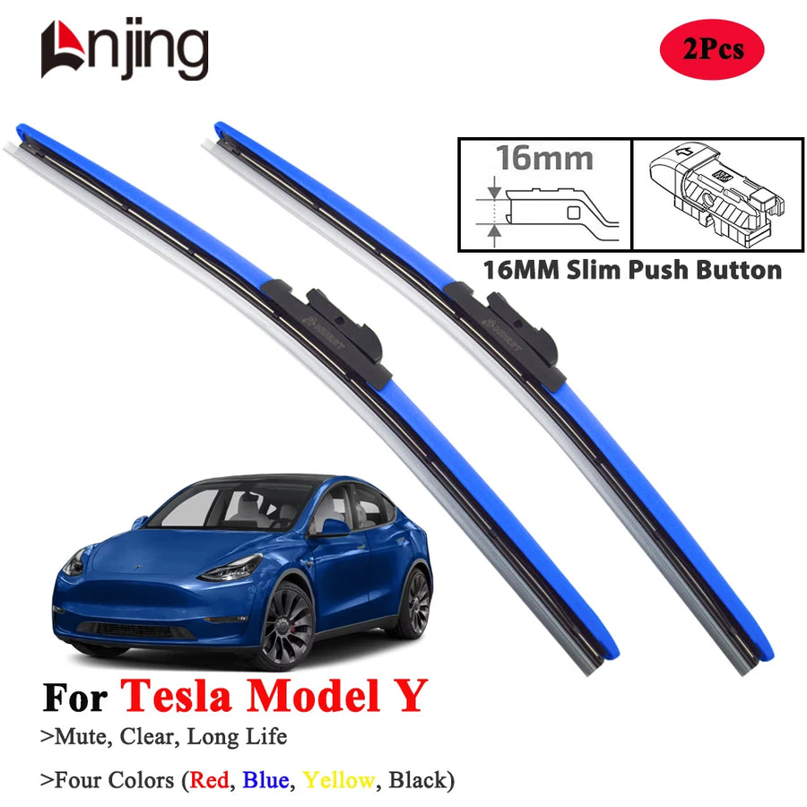 Windshield Wiper Blade Set for Tesla Model Y -Now and Newer 2019