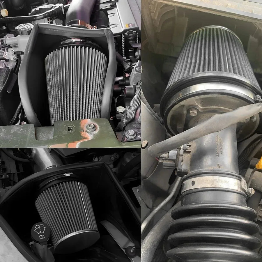 Universal 6-Inch 152mm High-Flow Cold Air Intake Filter