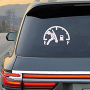 Funny Empty Fuel Gauge Vinyl Car Sticker