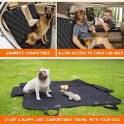 Waterproof Rear Pet Seat Cover – 53 x 47 in with 2 Tethers