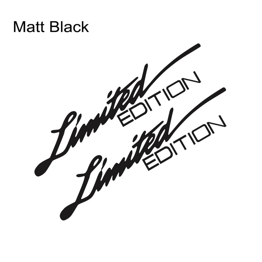 “Limited Edition” Vinyl Decal Pair – Multiple Sizes