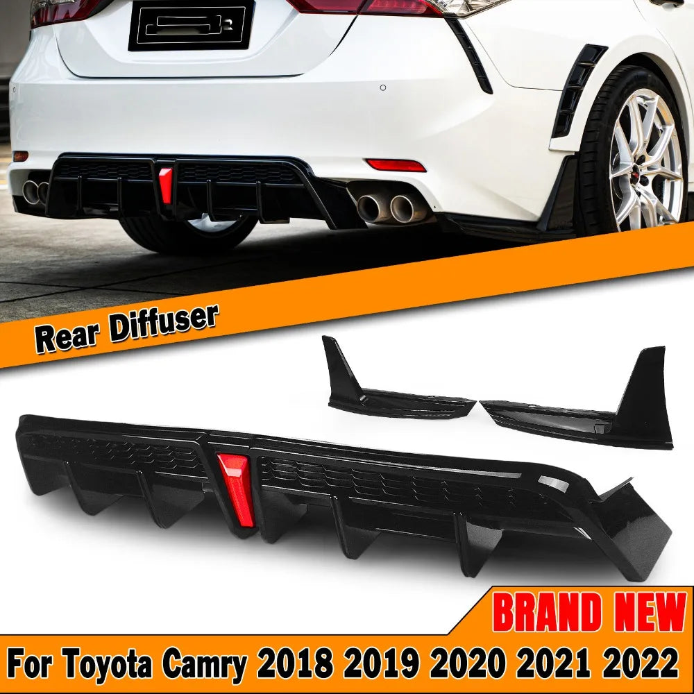 Rear Bumper Diffuser for 2018–2024 Toyota Camry – YOFER Style