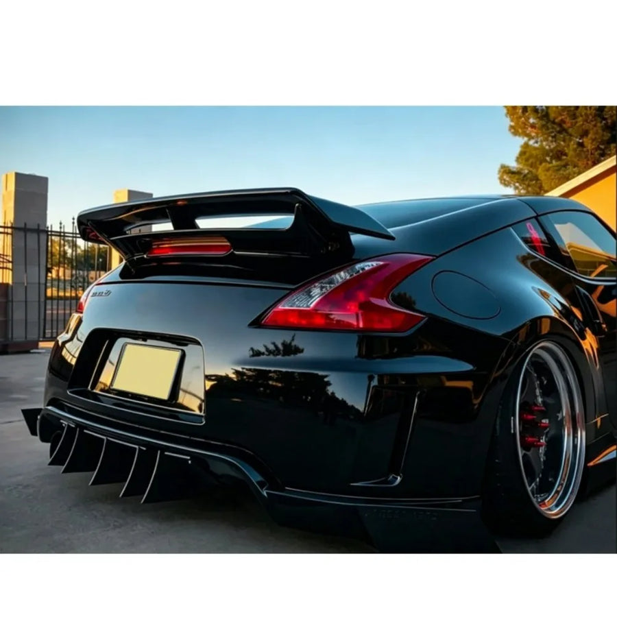 N-Style Gloss Black Trunk Spoiler for 2009–2021 Nissan 370Z Coupe