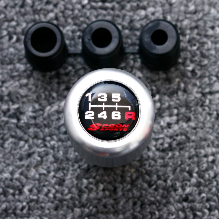 Spoon Sports-Style 6-Speed Aluminum Manual Shift Knob