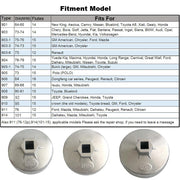 Multi-Size Oil Filter Cap Wrench Set, 64-92mm