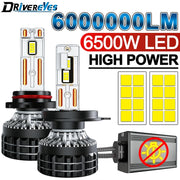2-Piece H1/H4/H7/H11/9005/9006 LED Headlight Bulb – 6000K, CANBUS