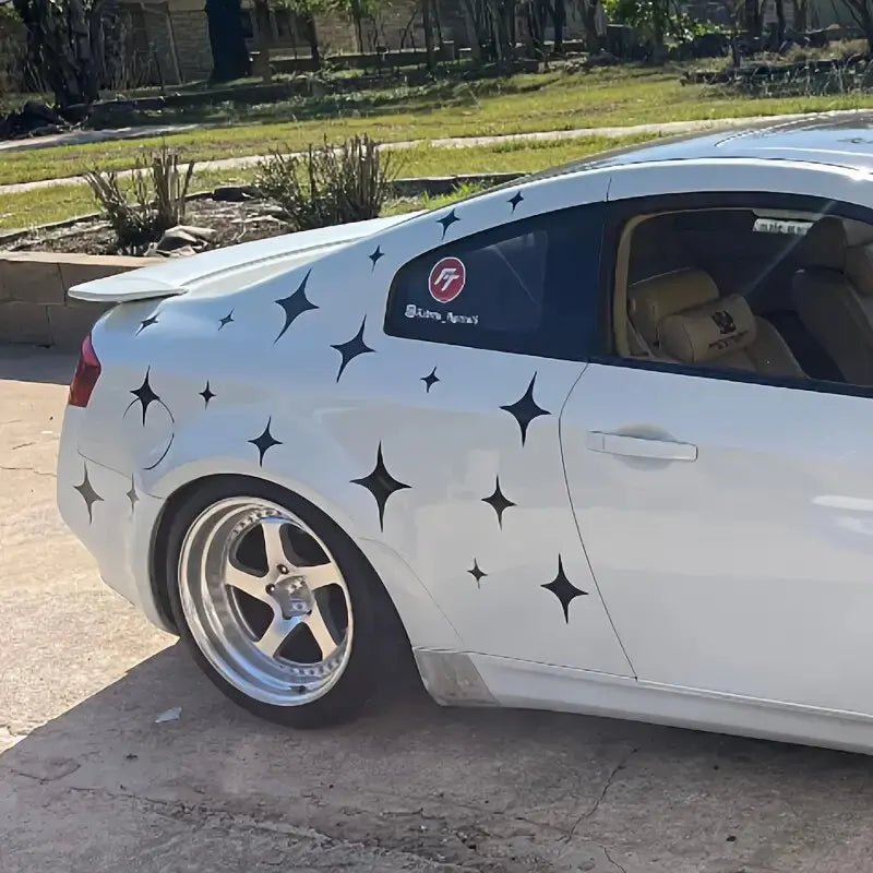 60-Piece Star Vinyl Decal Set