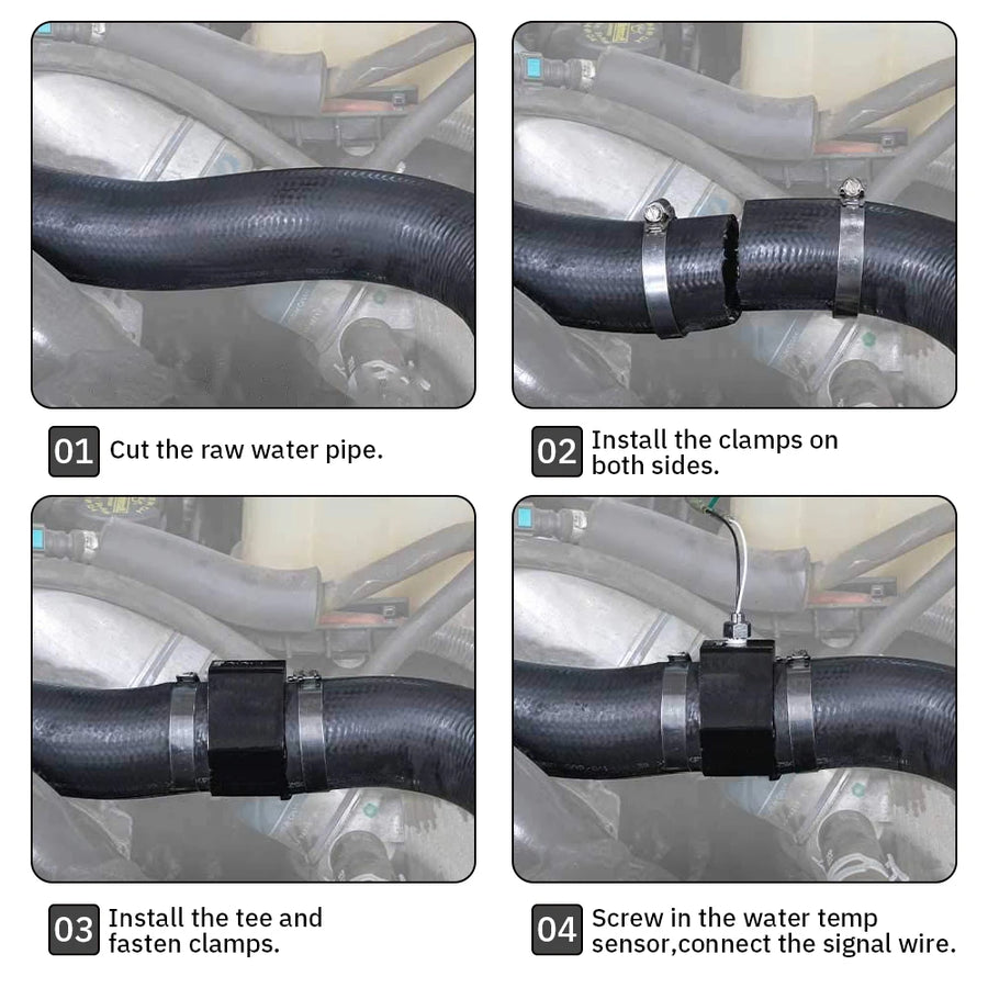 Water Temperature Sensor Hose Adapter – 18mm to 24mm Options