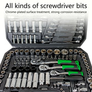 46/150-Piece Automotive Socket and Hand Tool Set