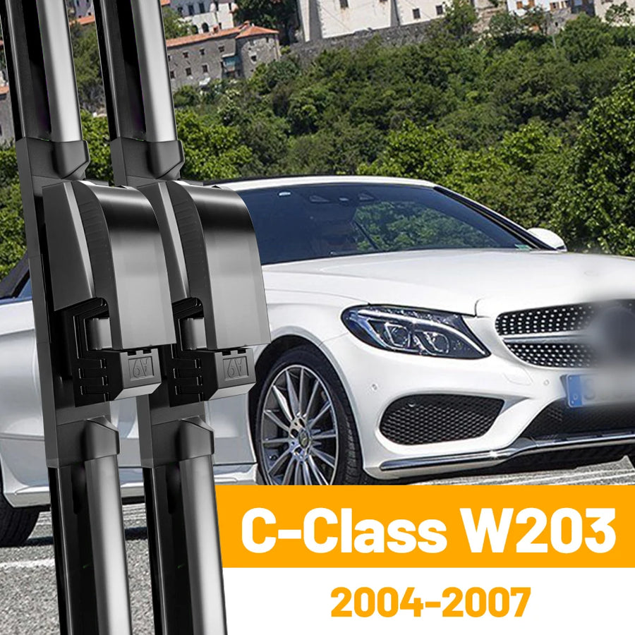 Front Windshield Wiper Blade Set for Mercedes-Benz C-Class 2004-2007