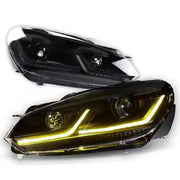 LED Headlight Assembly Set for 2009–2012 Volkswagen Golf