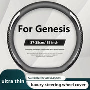 38Cm Steering Wheel Cover for Genesis G70 G80 G90 GV60 GV70 GV80 G90L
