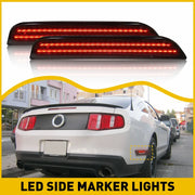 2-Piece LED Bumper Side Marker Lights for Ford Mustang 2010-2014