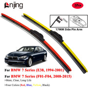 Windshield Wiper Blade Set for BMW 7 Series 730D 730i 740D 740 750i 760i 1994-2015
