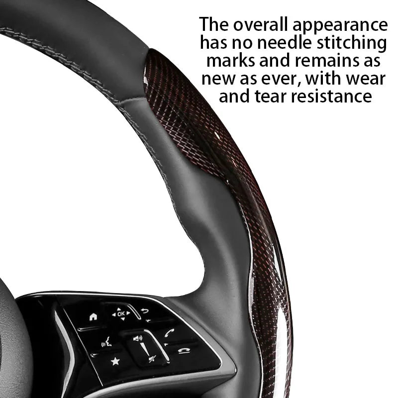 Steering Wheel Cover for Honda/Jeep/Mazda/Mitsubishi/Tesla