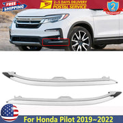 Chrome Front Bumper Trim Pair for Honda Pilot 2019-2022