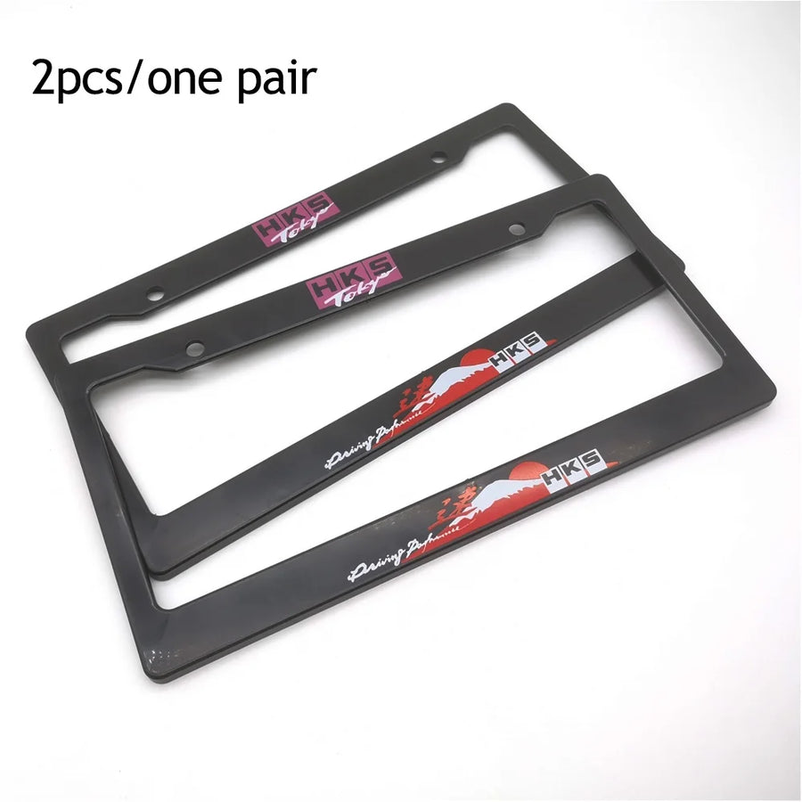 Universal JDM Racing Style ABS License Plate Frames – Pair