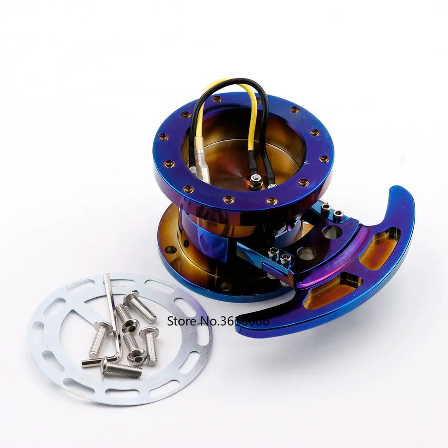 Works Bell GTC 90° Quick-Release Steering Wheel Hub Adapter