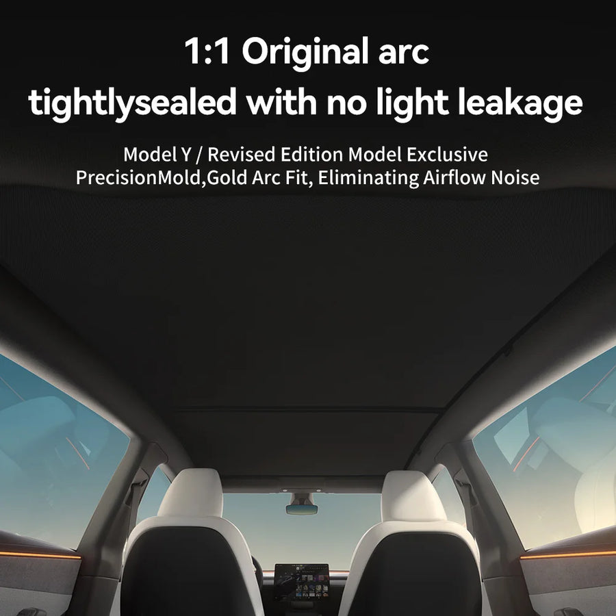 Panoramic Roof Sunshade for Tesla Model 3/Y Highland and Juniper 2025-2026