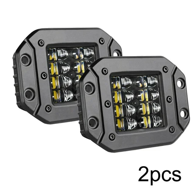 2-Piece 5-Inch LED Work Light Pods – 40W, Spot Beam, 12V–24V