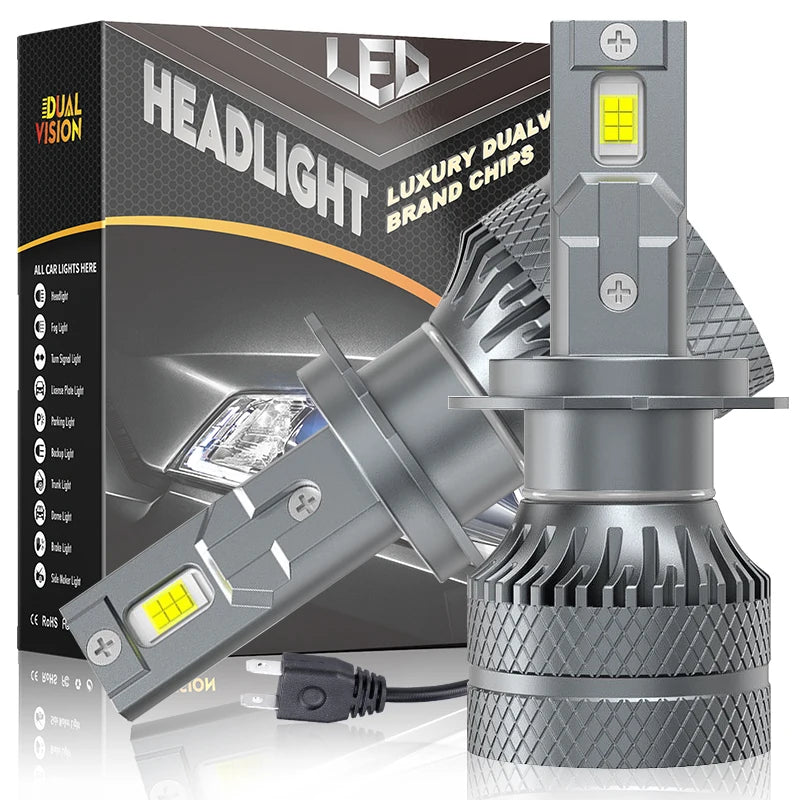 H1/H4/H7/H11/9005/9006 LED Headlight Bulb – 6000K, CANBUS