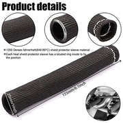 Titanium-Fiber Spark Plug Wire Heat Shield Boot – 1 Piece