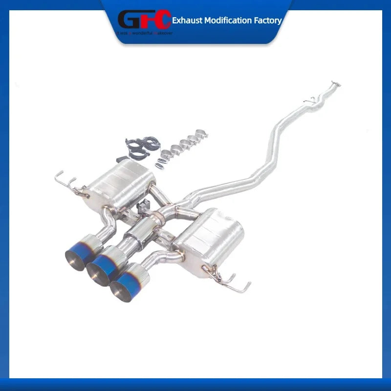 Stainless Steel Valved Cat-Back Exhaust System for Honda Civic Type R FL5 2.0T 2022-2025