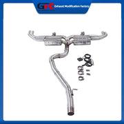 304 Stainless Steel Valved Cat-Back Exhaust System for Audi Q3 4WD 2019-2024