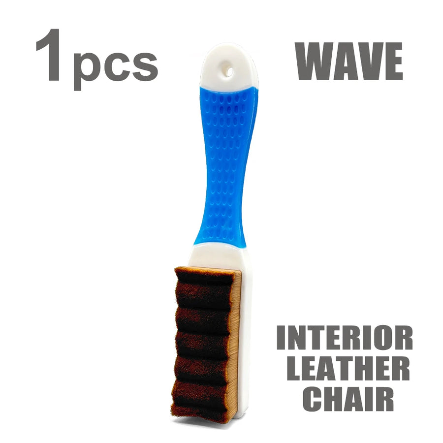 Nylon Car Detailing Brushes - Assorted Shapes & Firmness