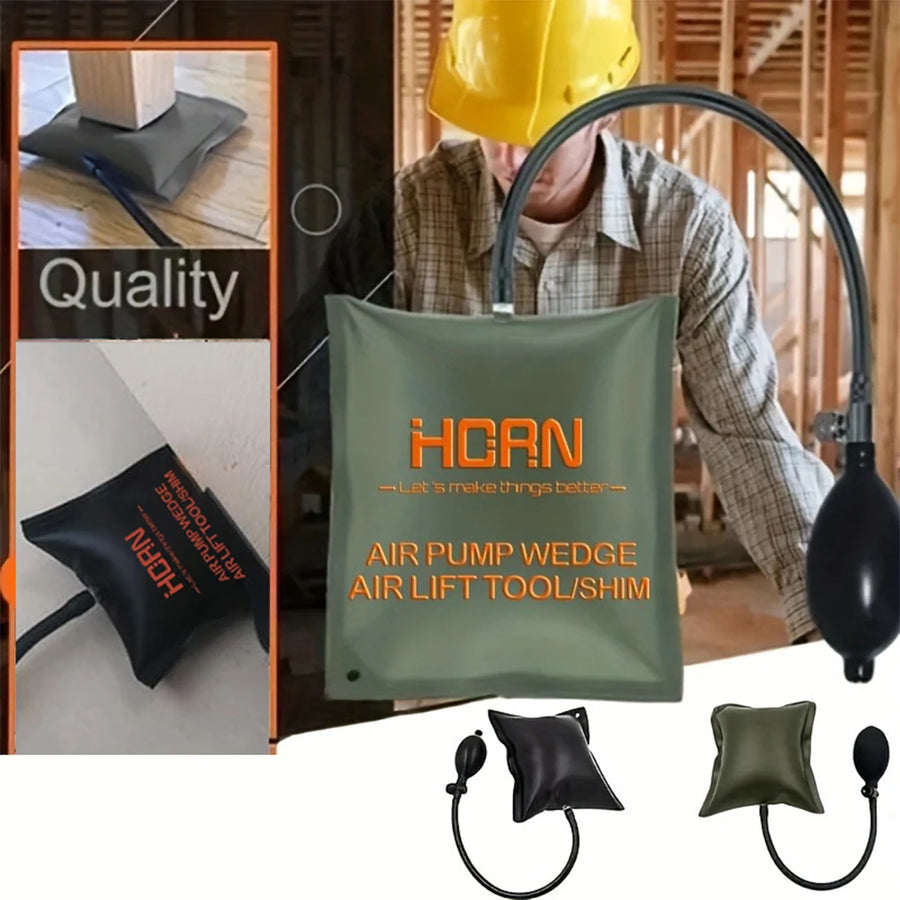 Inflatable Air Wedge Pump for Door and Window Alignment