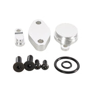 For LS Engine EVAG EGR Block Off Plates Kit Intake Exhaust Manifold Baffle Aluminum Valves Gasket Set New