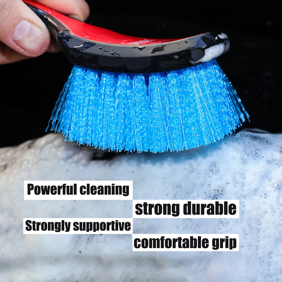 Tire Cleaning Brushes with Soft or Stiff Bristles