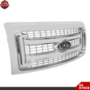 Chrome Horizontal-Style Upper Grille for 2009–2014 Ford F-150