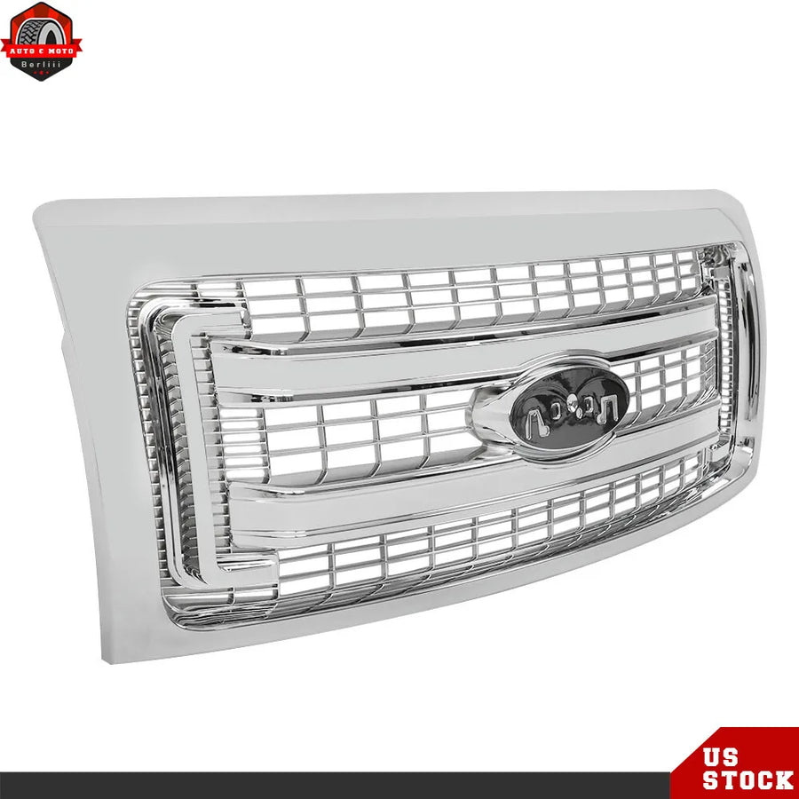 Chrome Horizontal-Style Upper Grille for 2009–2014 Ford F-150