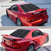 Matte Black Rear Window Louver – 1999–2004 Ford Mustang