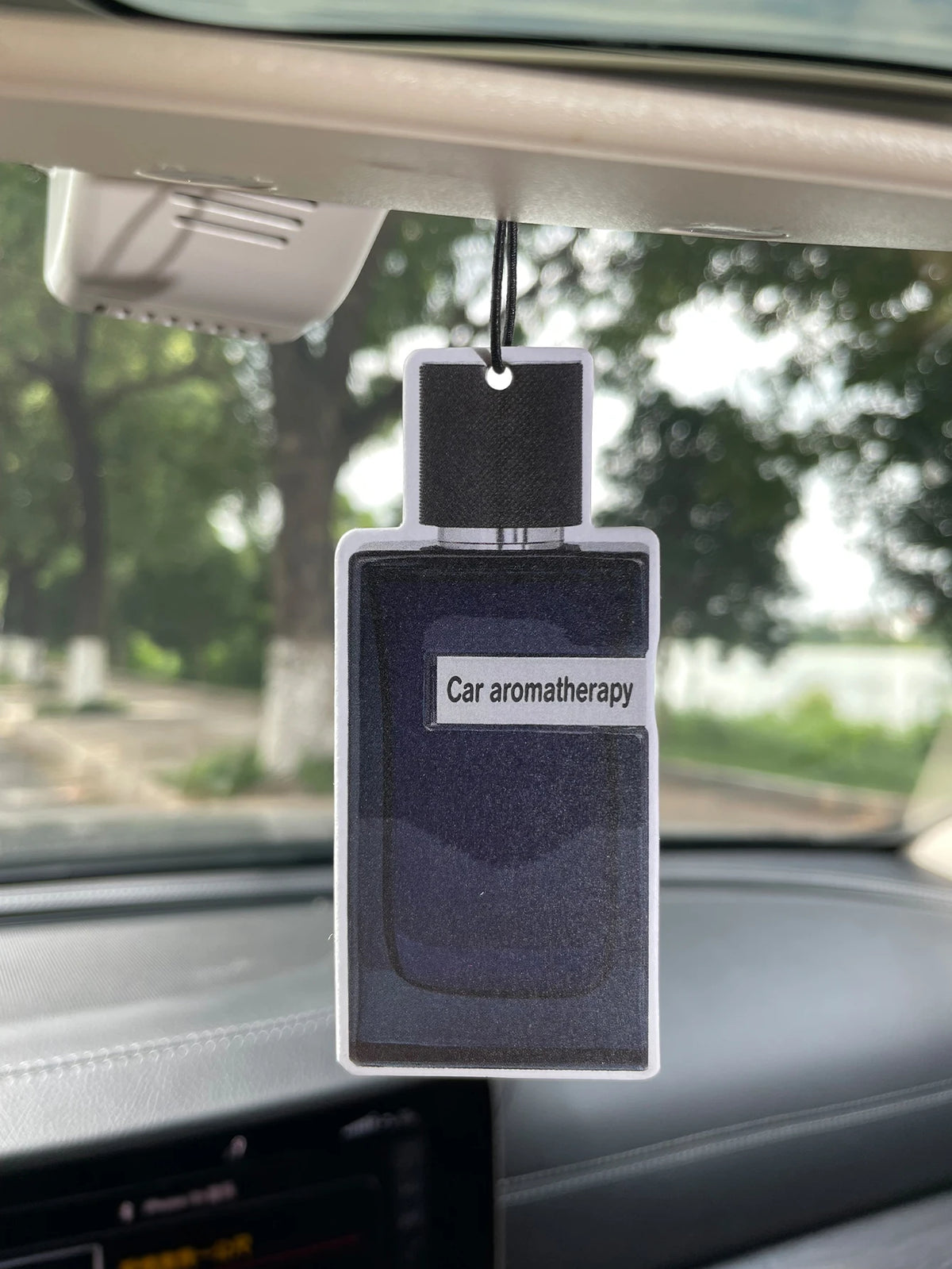 Dark Blue Men’s Perfume Bottle Hanging Car Air Freshener