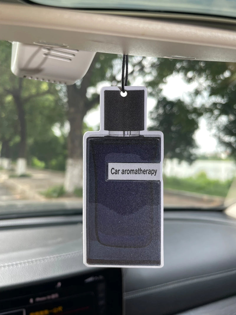 Dark Blue Men’s Perfume Bottle Hanging Car Air Freshener
