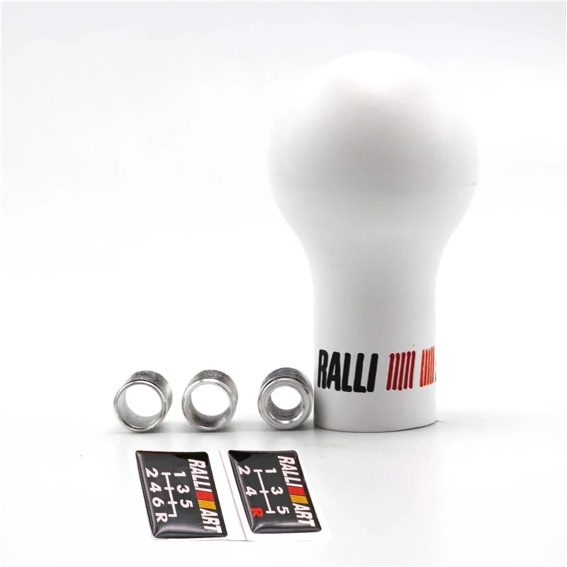 RALLI ART 5/6 Speed Resin Gear Shift Knob Racing Shifter Lever Head for Mitsubishi etc.