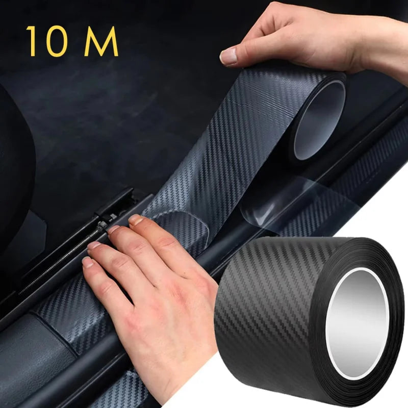 Carbon-Look Protective Trim Tape, 1-5m