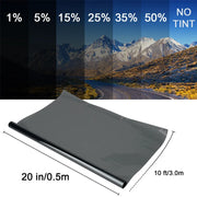 300CM Uncut Roll Window Tint Film 15% VLT 20" x 10ft Feet Car Home Office Glass