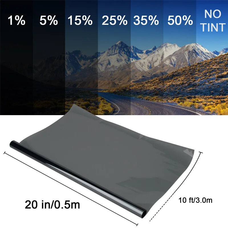 300CM Uncut Roll Window Tint Film 15% VLT 20" x 10ft Feet Car Home Office Glass