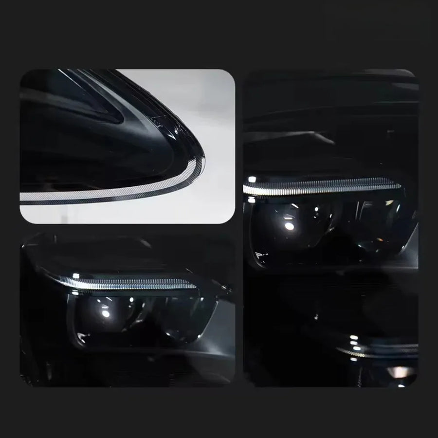 LED Headlight Assembly Set for 2011, 2012, 2013, 2014, 2024 Porsche Cayenne