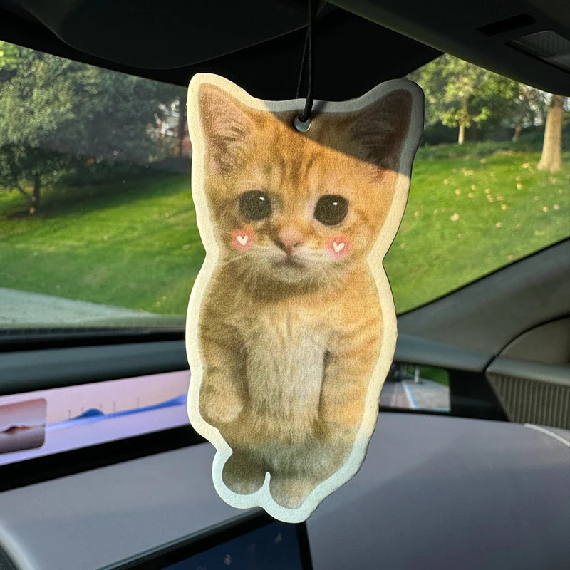 Cute Hamster Meme Hanging Car Air Freshener