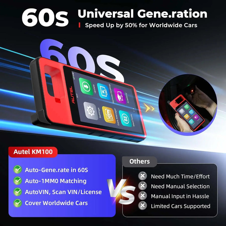 Autel MaxiIM KM100 Universal Smart Key Programmer and Key Generator