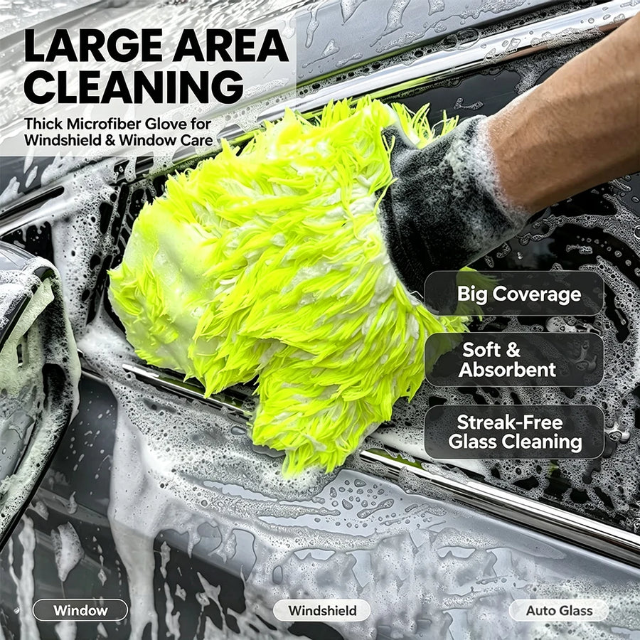 Microfiber Car Wash Glove & Detailing Mitt Options